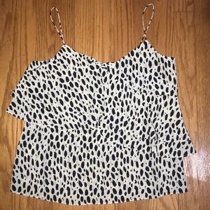 J.Crew spaghetti strap blouse. Size 0